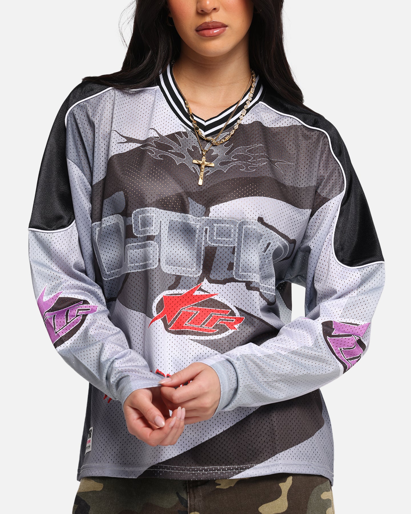 Loiter Cyber Hockey Jersey Grey/Black、mySite、zt4zffjzw