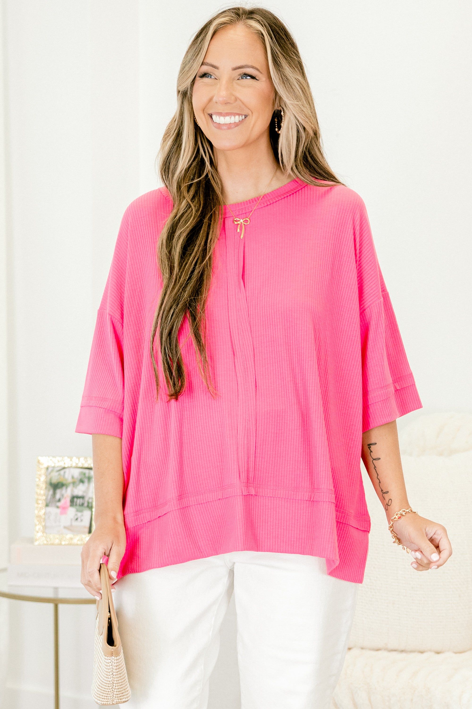  Try Everything Top, Fuchsia、mySite、justintrudeaud