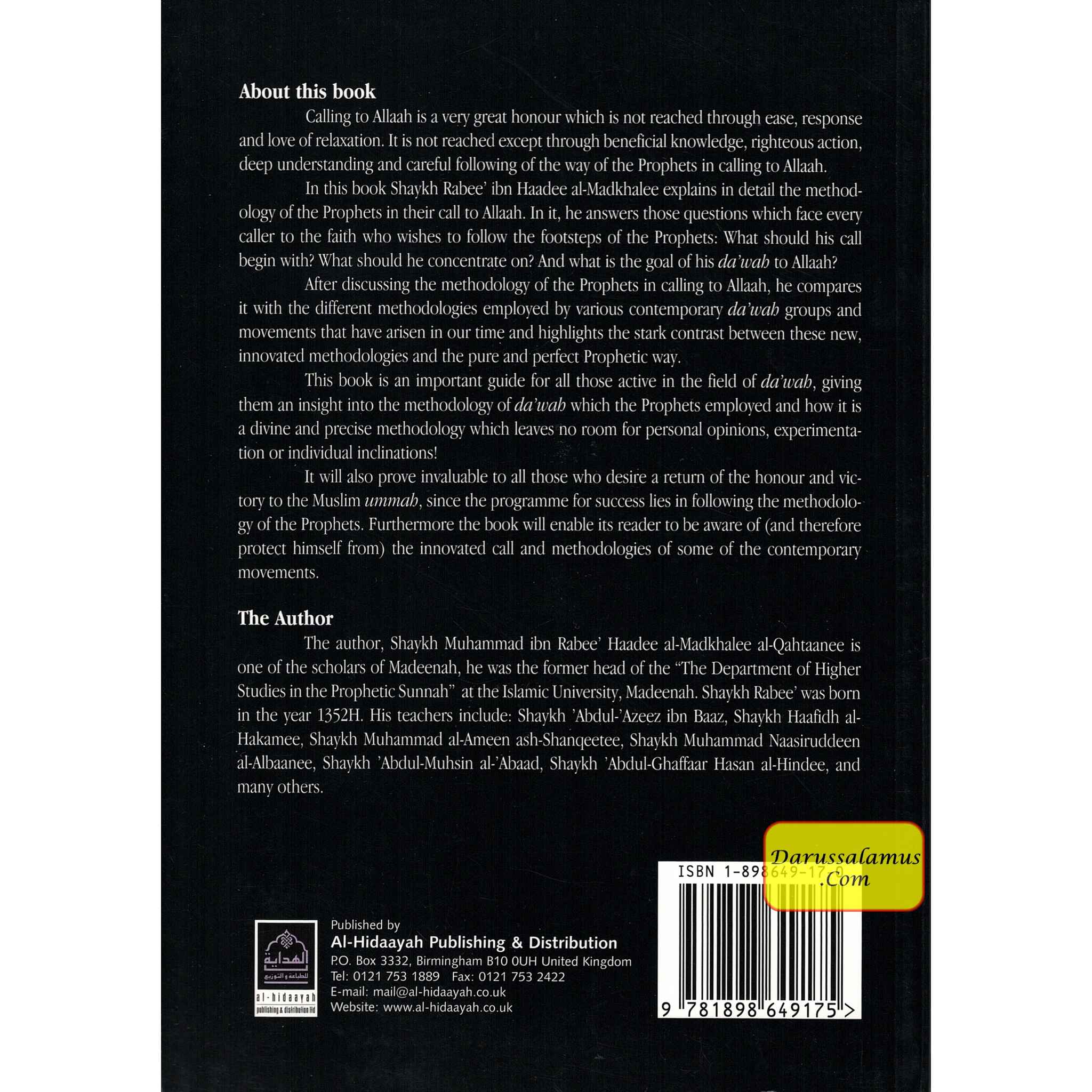 The Methodology Of The Prophets In Calling To Allah By Shaykh Rabee' Ibn Haadee Al-Madkhalee、mySite、topwebapps