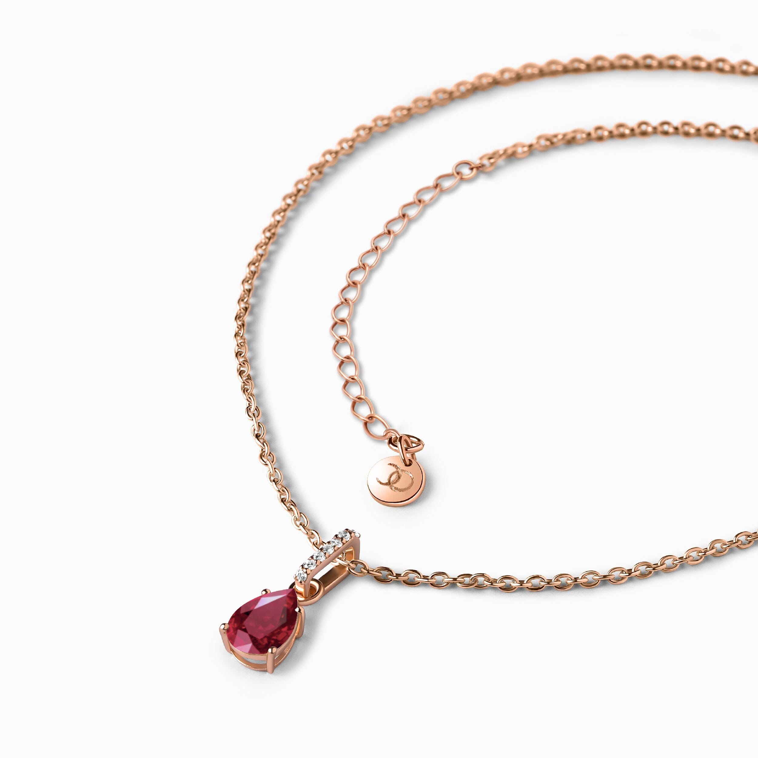 Ruby Necklace Sway - July Birthstone、mySite、hinf8tx79
