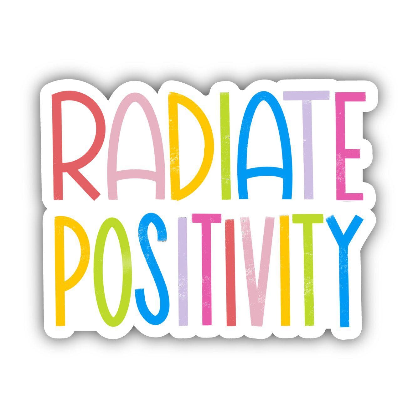  Radiate Positivity Colorful Lettering - Positivity Sticker、mySite、elrpsem3k