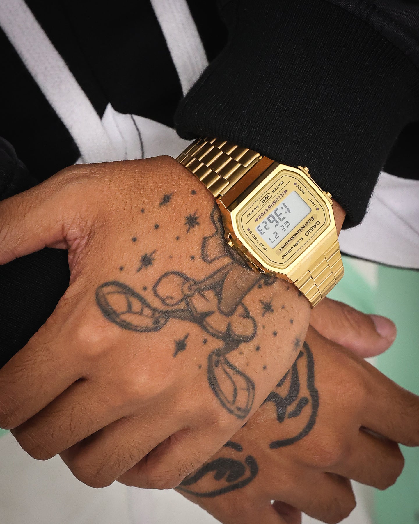 Casio A168WG-9 Gents Digital Watch Gold、mySite、zt4zffjzw