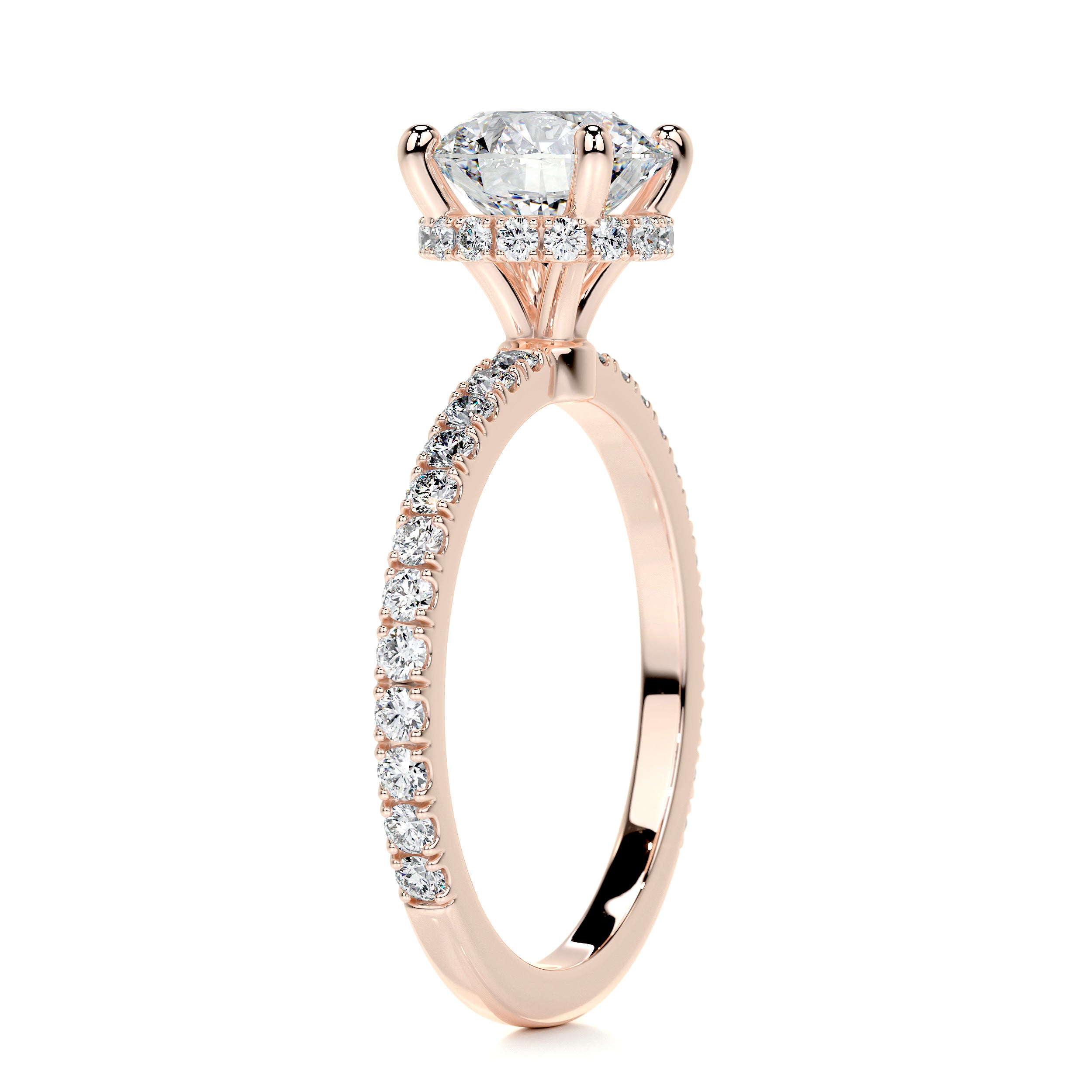 Vivienne Diamond Engagement Ring -14K Rose Gold、mySite、hinf8tx79