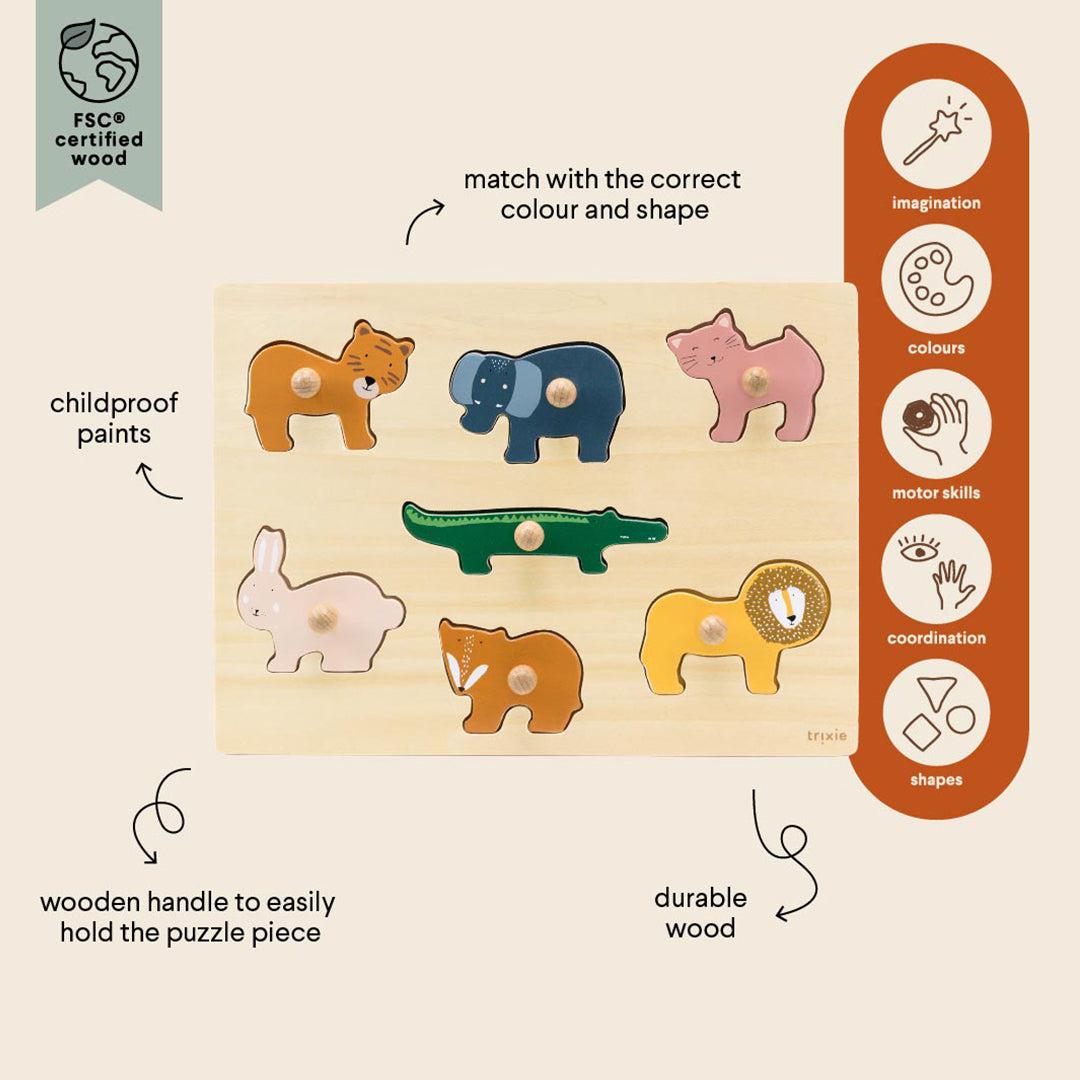  Trixie Wooden Animal Puzzle、mySite、merchandisen