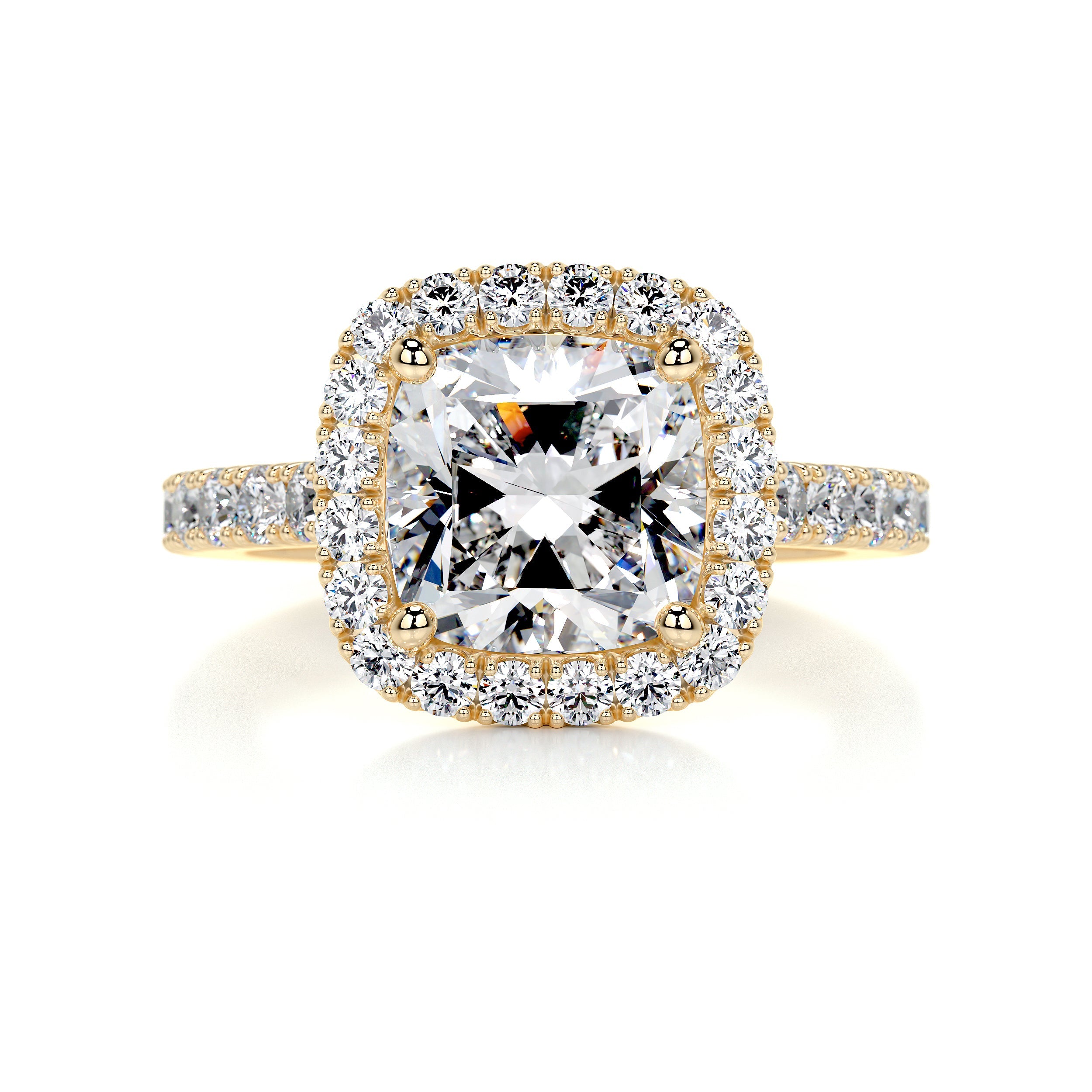 Celeste Moissanite & Diamond Ring -18K Yellow Gold (RTS)、mySite、hinf8tx79