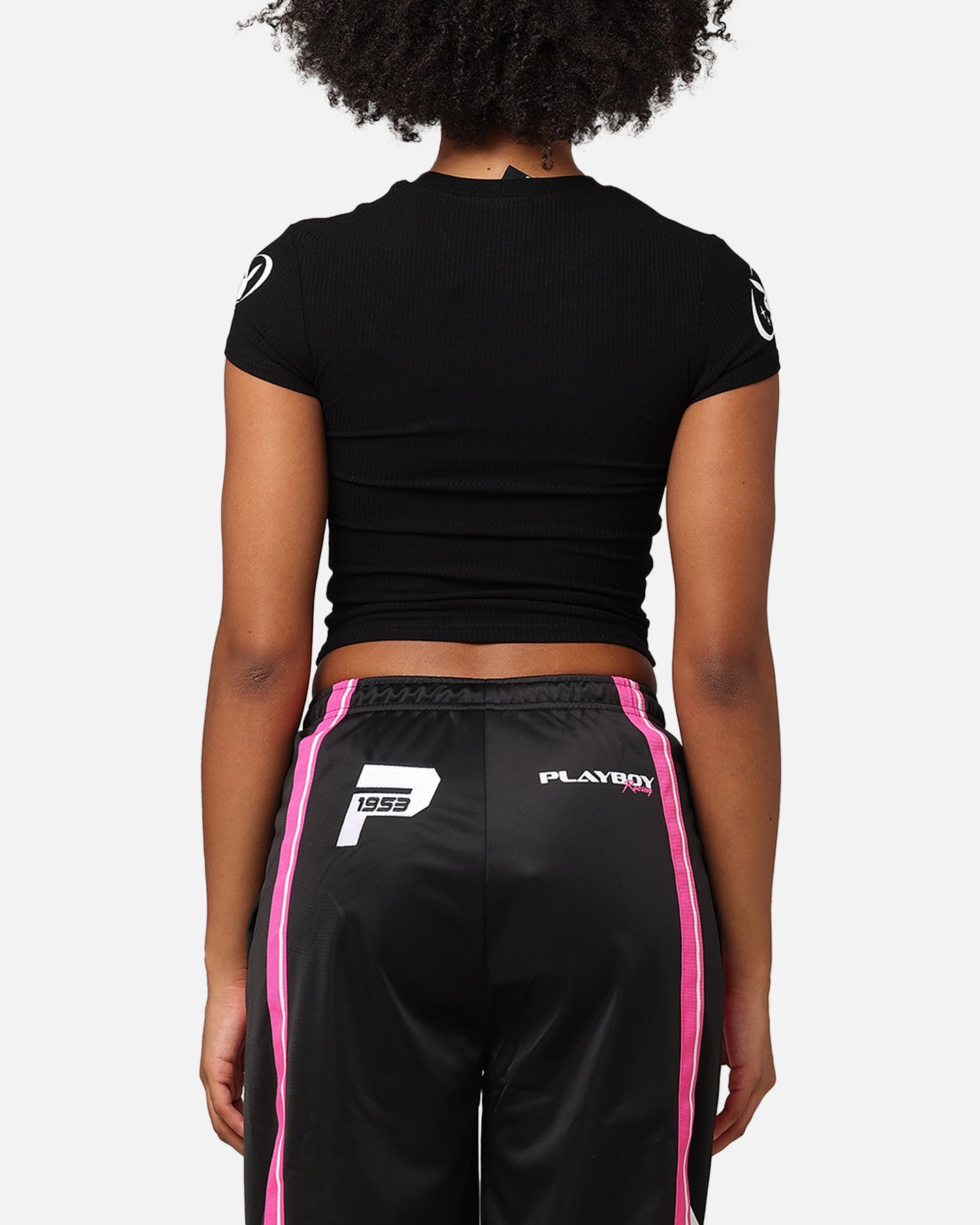 Playboy Women's Racing 1953 Baby T-Shirt Black、mySite、zt4zffjzw