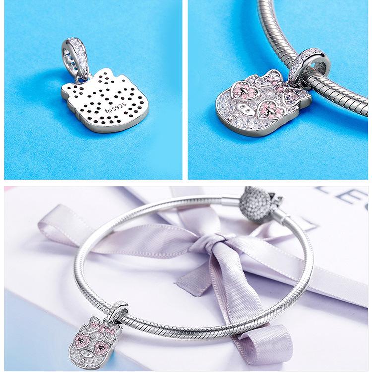 Pig Charms, Pandora Style! Thug Pig, Love You Pig and more! Sterling Silver with CZ、mySite、g9winljtr