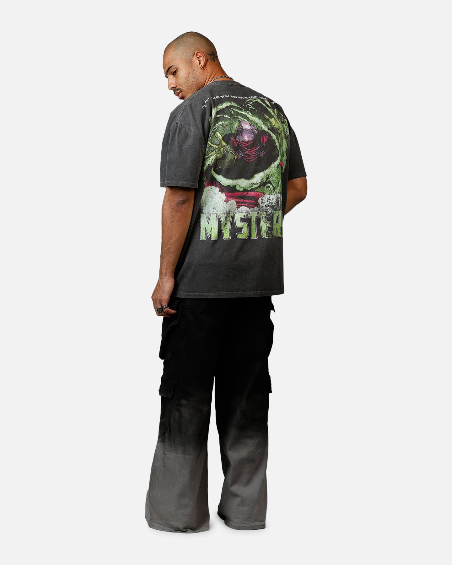 Goat Crew Marvel Sinister Six Mysterio Heavyweight T-Shirt Black Wash、mySite、zt4zffjzw