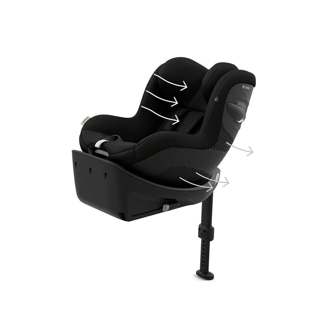 CYBEX Sirona Gi i-Size Car Seat - Magic Black、mySite、merchandisen