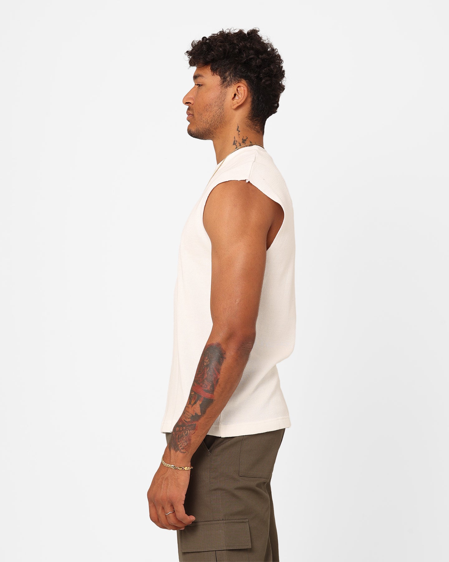 XXIII Waffle Muscle Singlet White、mySite、zt4zffjzw