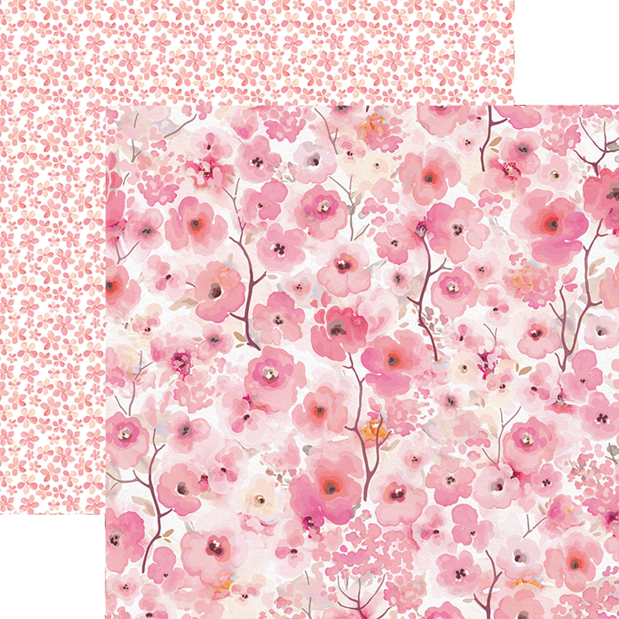  WARM FLORAL COLORWAYS PATTERN 12 X12 SCRAPBOOK PAPER SET、mySite、ghnorth