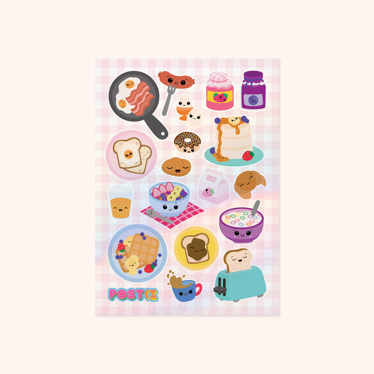  Breakie Buds Hologram Sticker Sheet、mySite、ghnorth