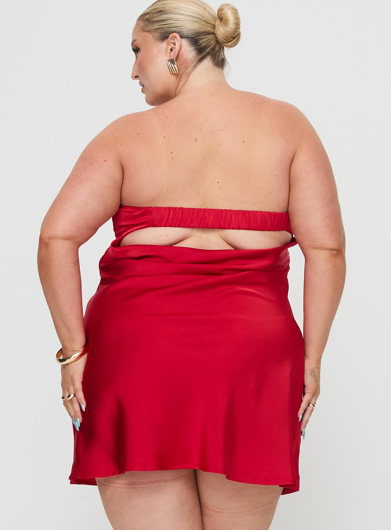 Phillipa Mini Dress Red Curve、mySite、solidvoid