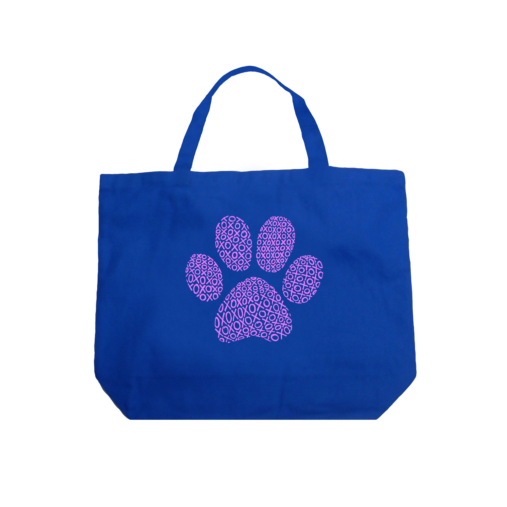 XOXO Dog Paw - Large Word Art Tote Bag、mySite、camillekostekn