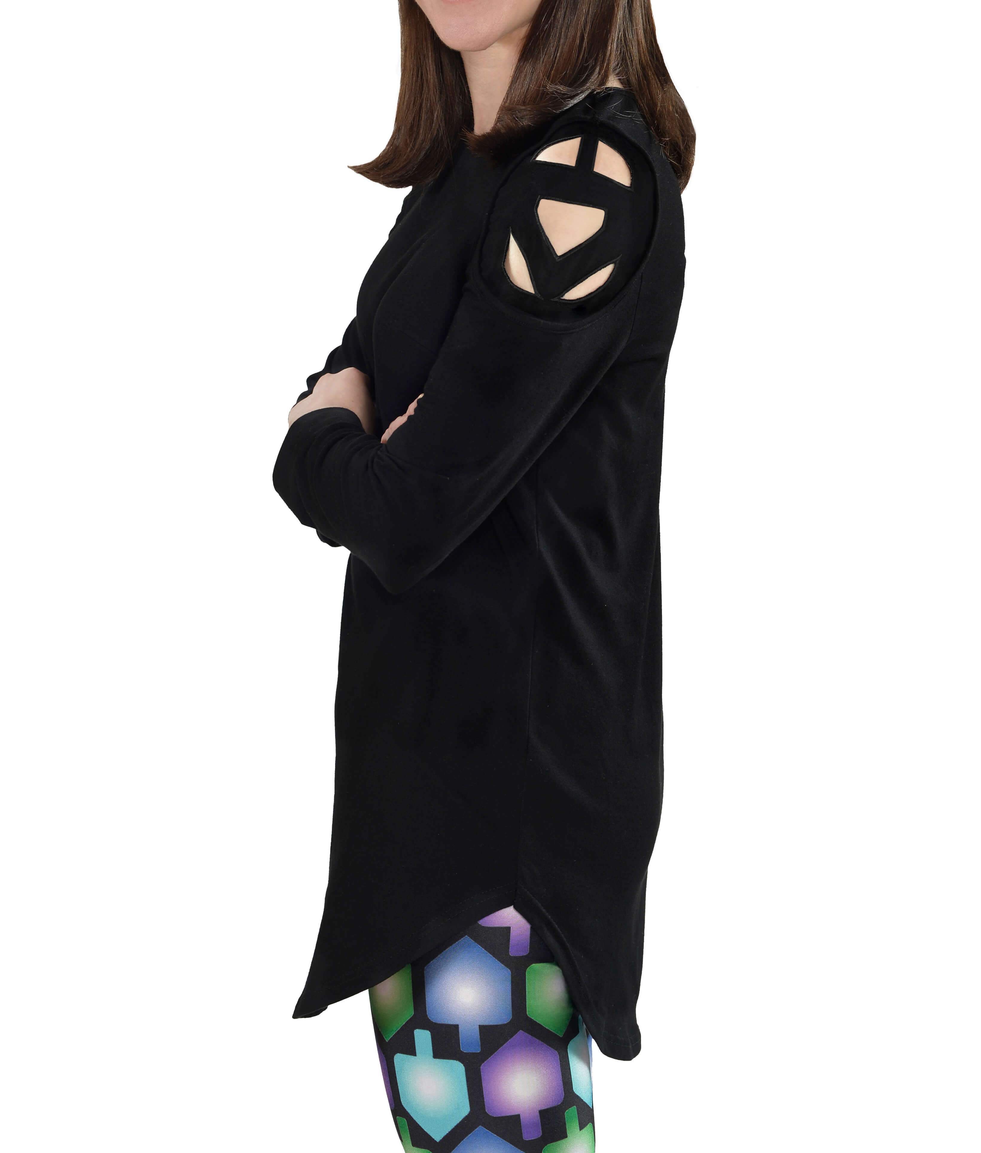 Dreidel Cold Shoulder Top、mySite、topwebapps