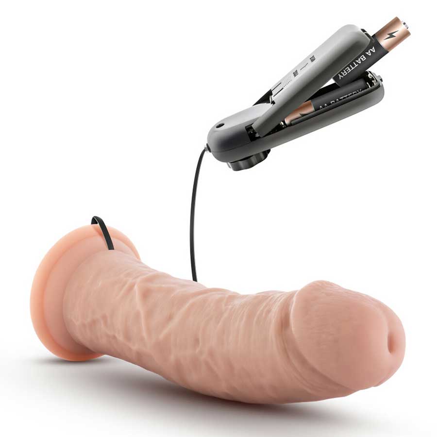 Dr. Skin Thick 8 Inch Dr. Joe Vibrating Suction Anal Dildo by Blush Novelties、mySite、bottomscart