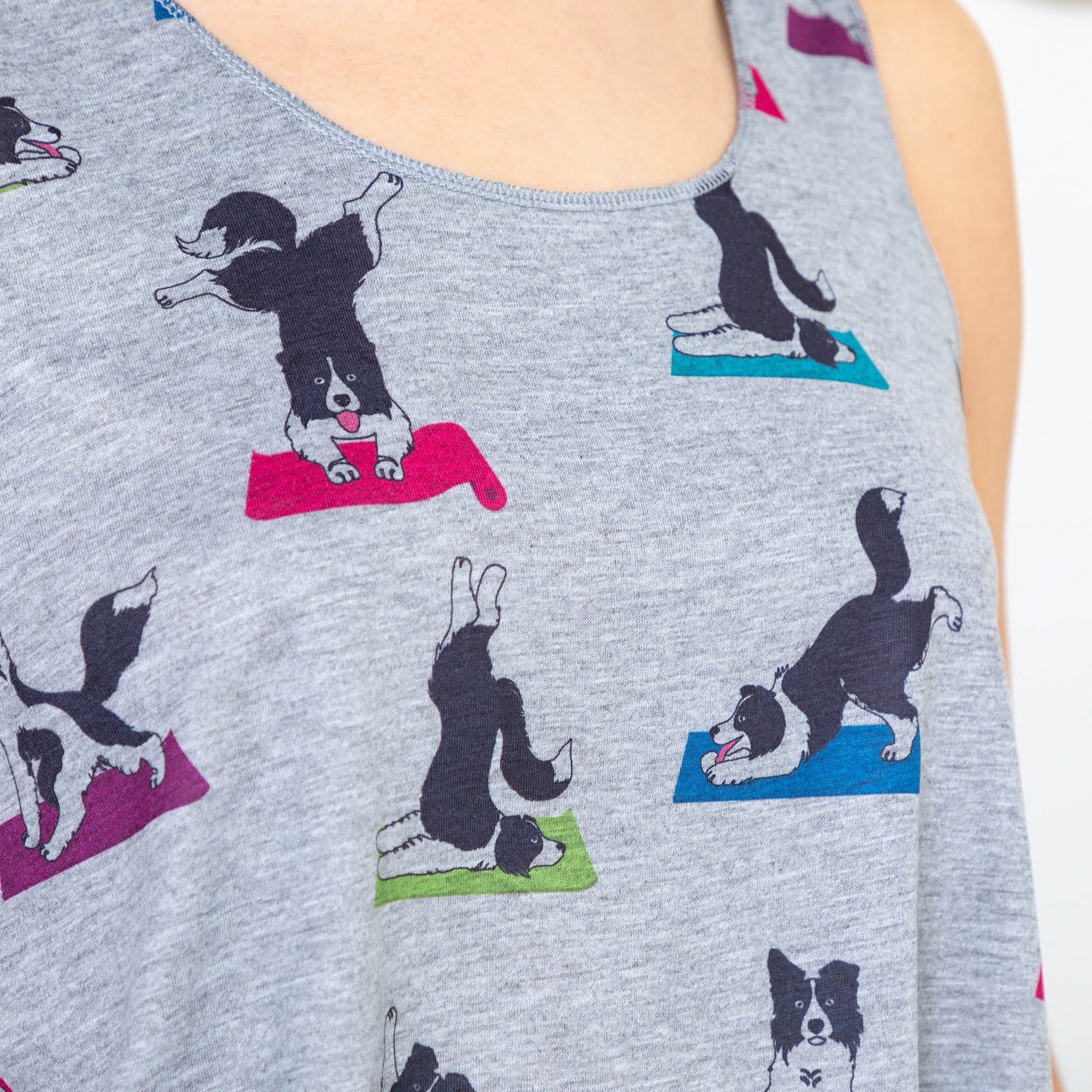 All Over Dog Yoga Tank Top、mySite、camillekostekn
