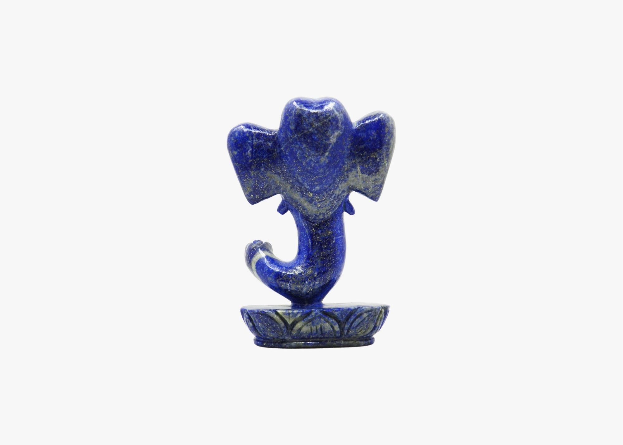 Ganesha Statue - Lapis Lazuli (Small, 12.5 cm)、mySite、topwebapps