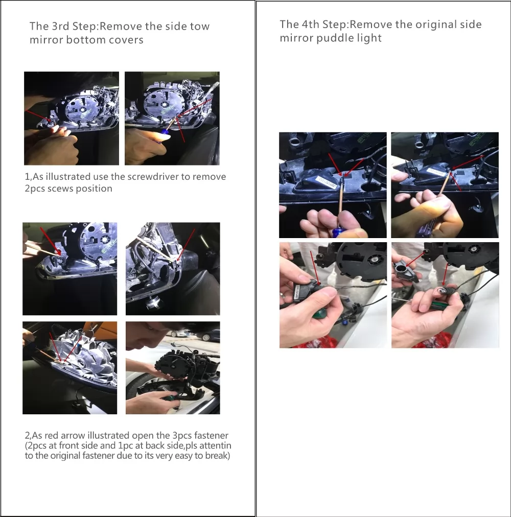 2x Mercedes-Benz Triangle MIRROR LIGHT (PLUG&PLAY) 4 logos、mySite、nflplayoffbracketp