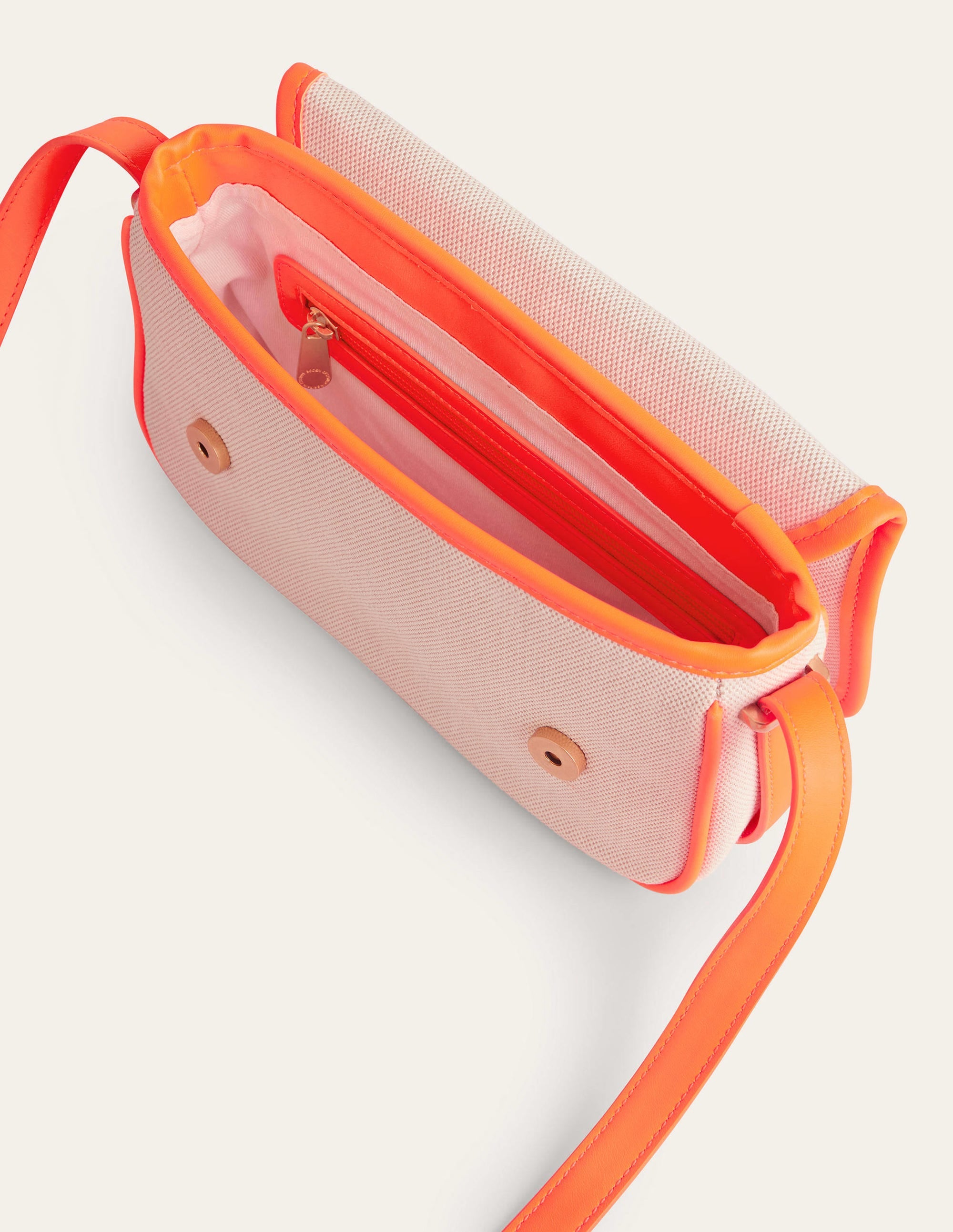  Structured Cross-Body Bag-Neon Orange、mySite、ashleygrahame