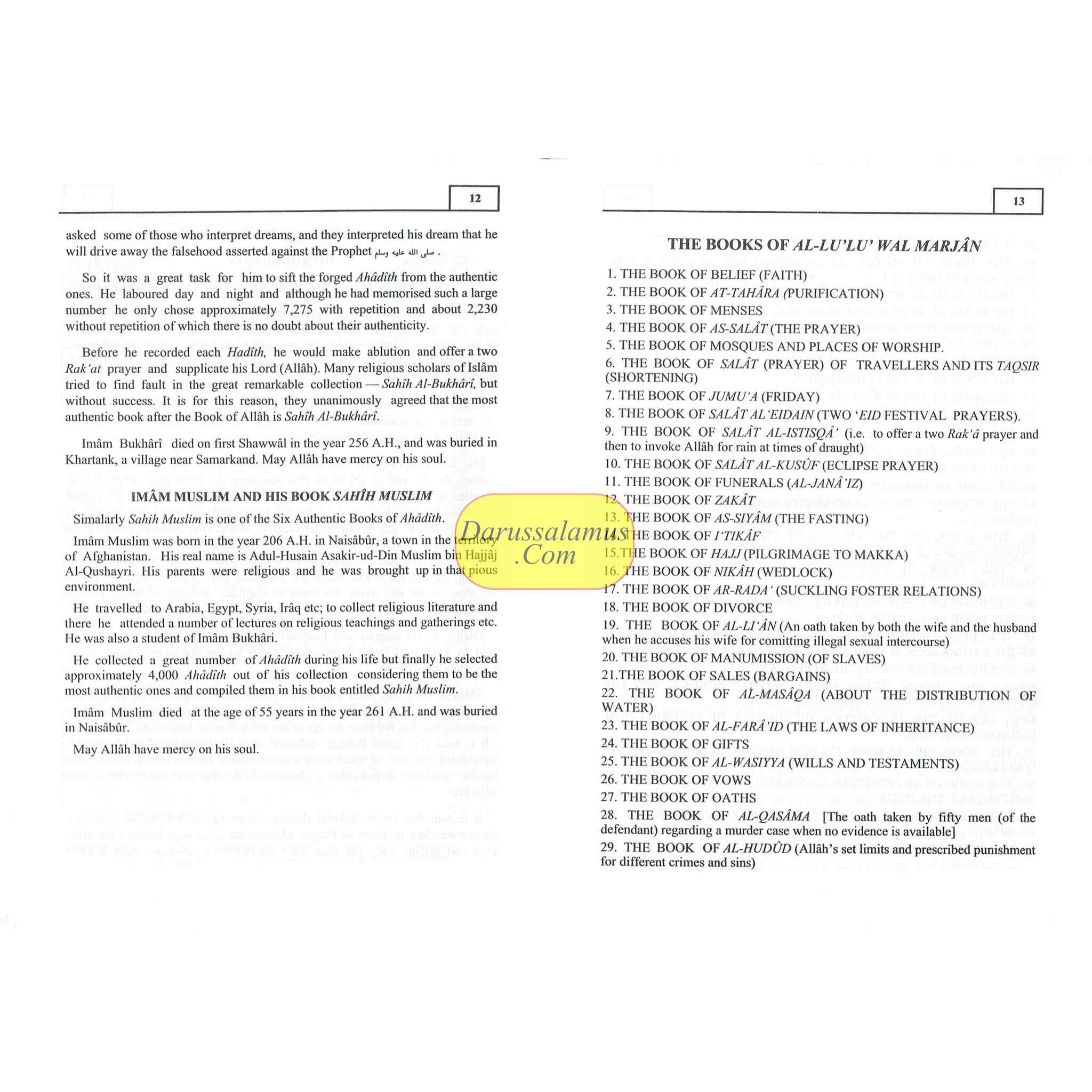 Pearls & Corals Al-Lulu Wal Marjan (2 Vol Set) By Fuwad Abdul Baqi、mySite、topwebapps