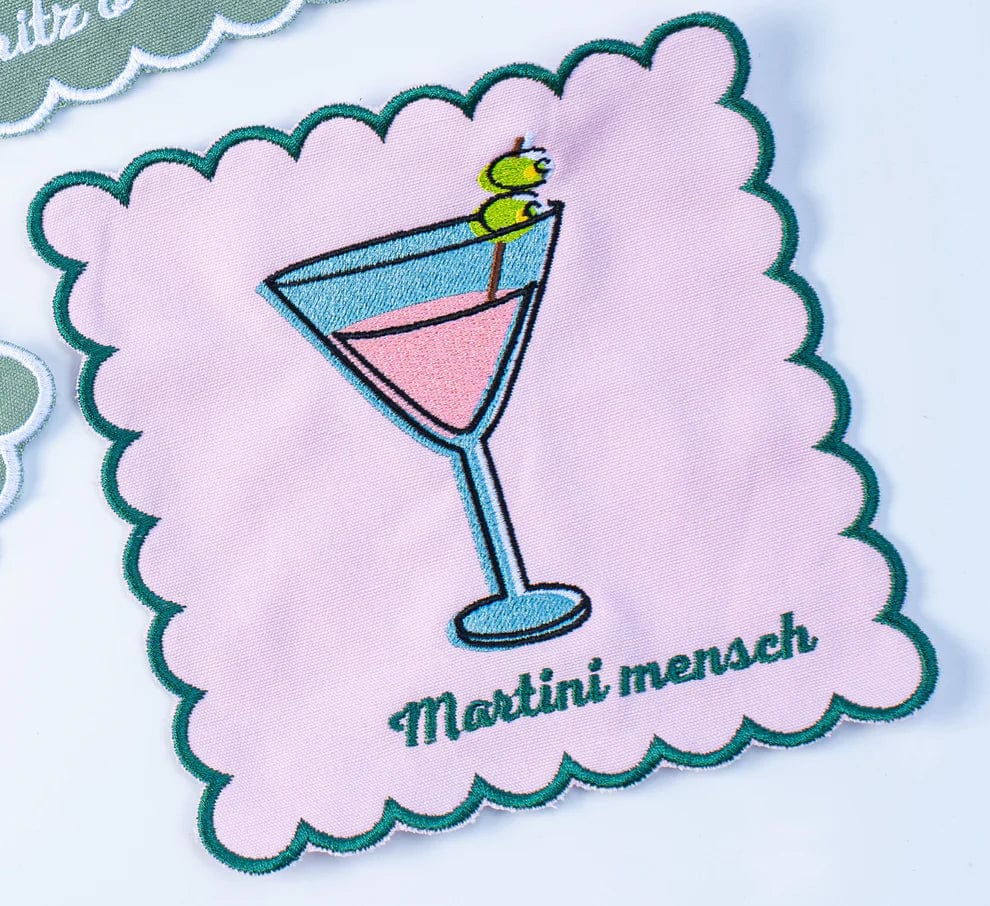 Martini Mensch Cocktail Napkins - Set of 4、mySite、topwebapps