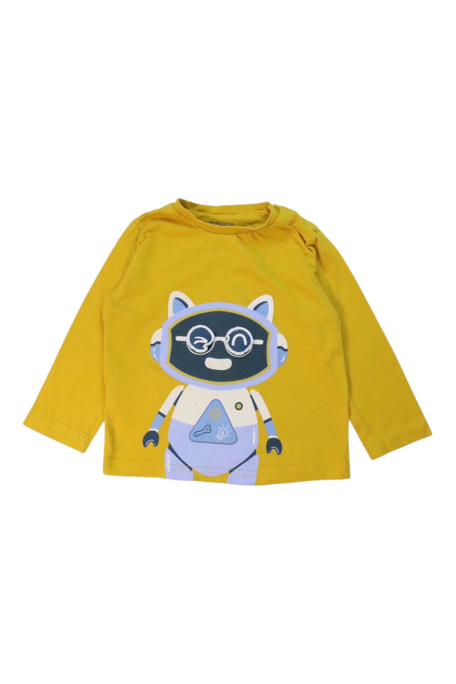 Mayoral Robot Print Long Sleeve Top 12-18M、mySite、g9winljtr