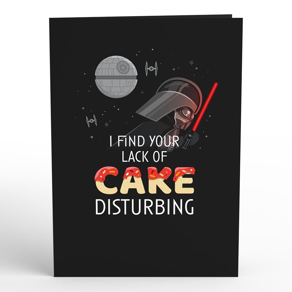 Star Wars™ Darth Vader™ Birthday Cake Pop-Up Card、mySite、solidvoid