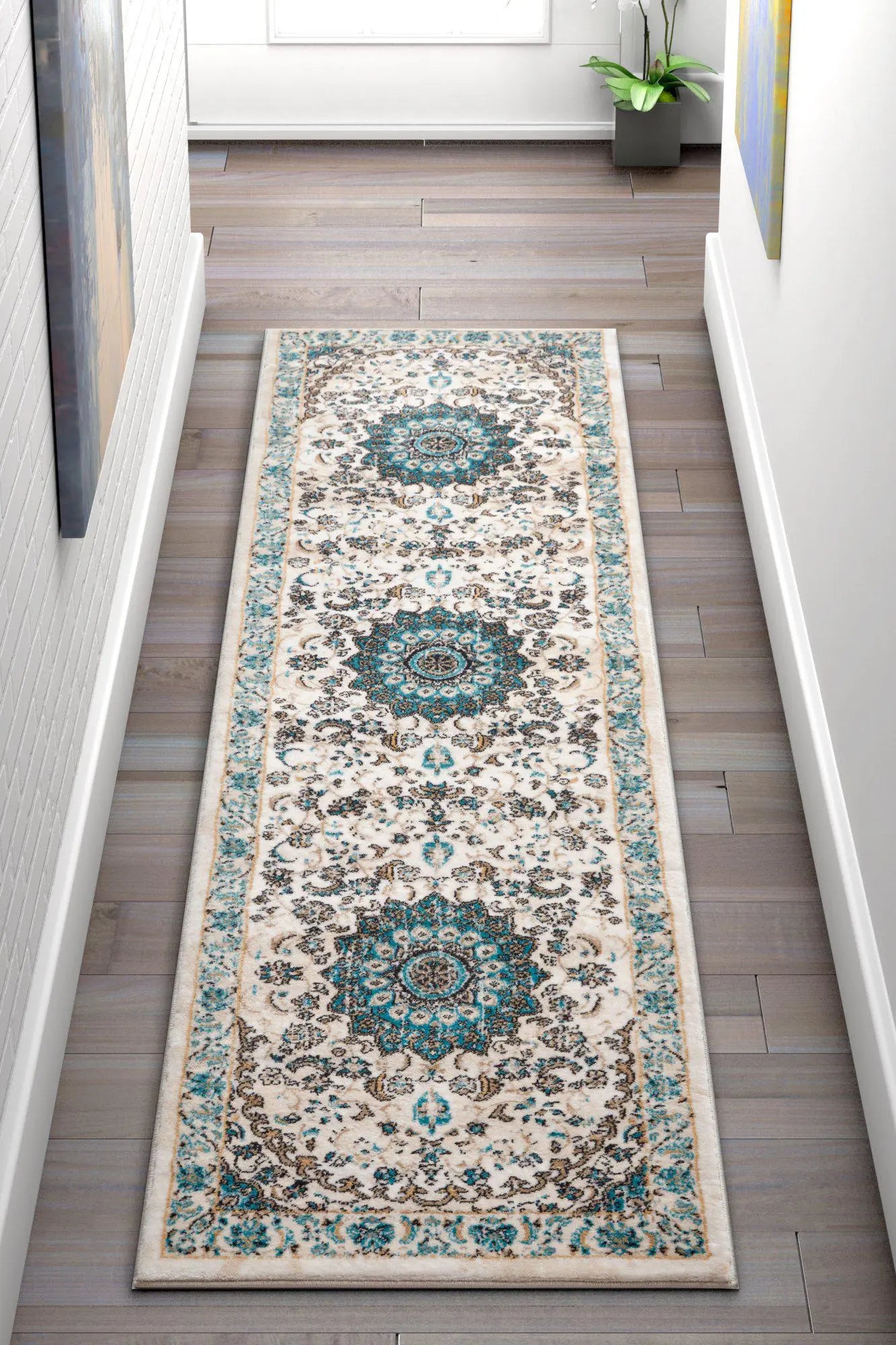 Mahal Beige Vintage Medallion Rug、mySite、gigharbornorthrealestate