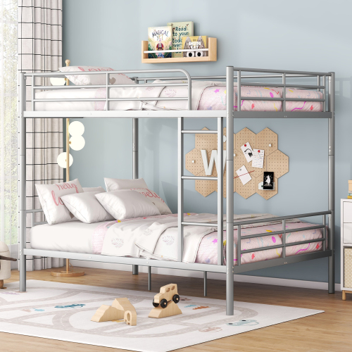 Twin Over Twin Metal Bunk Bed (Black) ( old sku: MF189201BAA )、、casual
