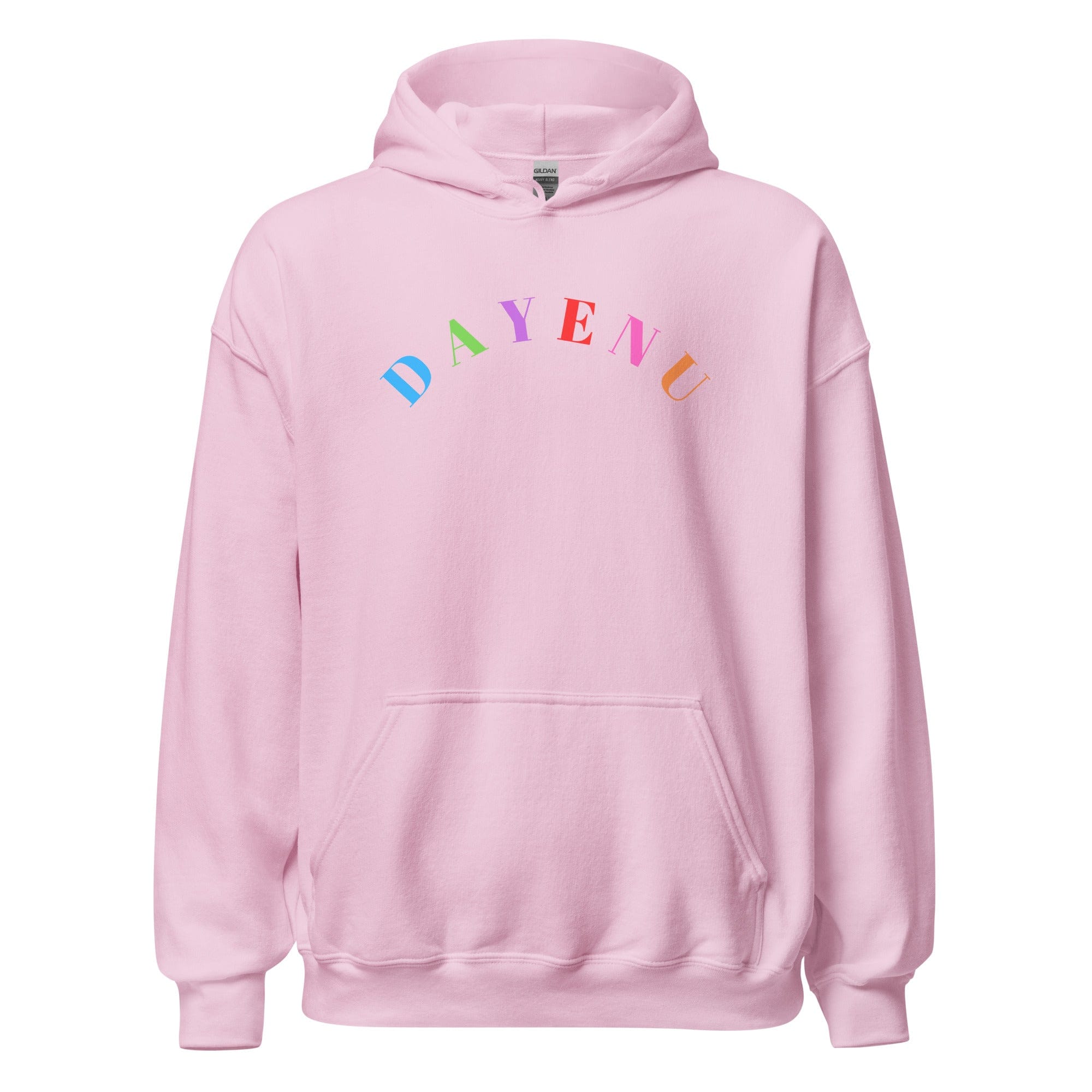 Rainbow Dayenu Unisex Hoodie - (Choice of Color) - (Sizes S - 5XL)、mySite、topwebapps