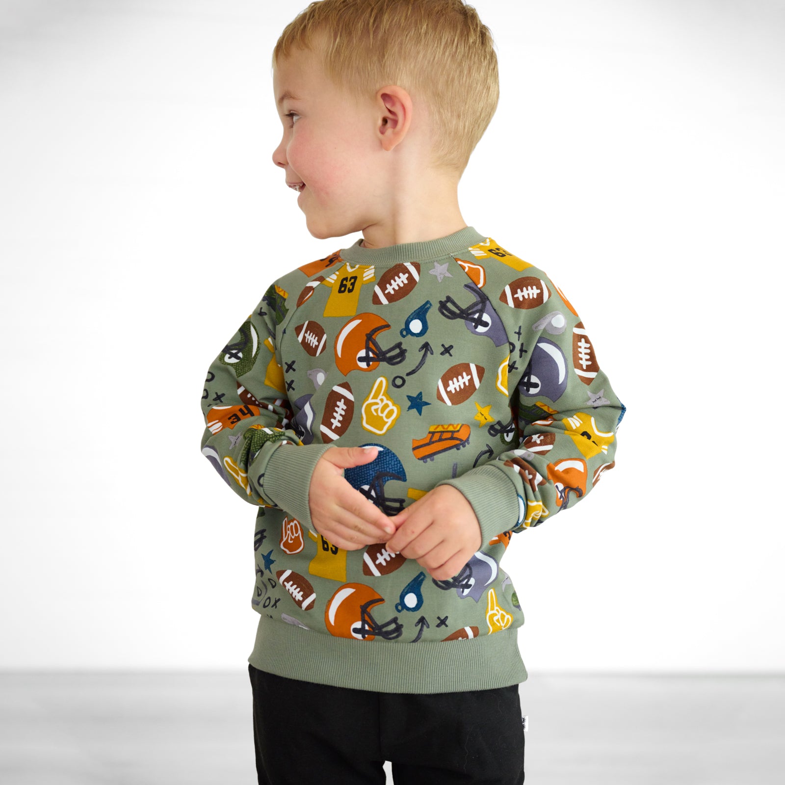 Touchdown Time Crewneck Sweatshirt、mySite、g9winljtr