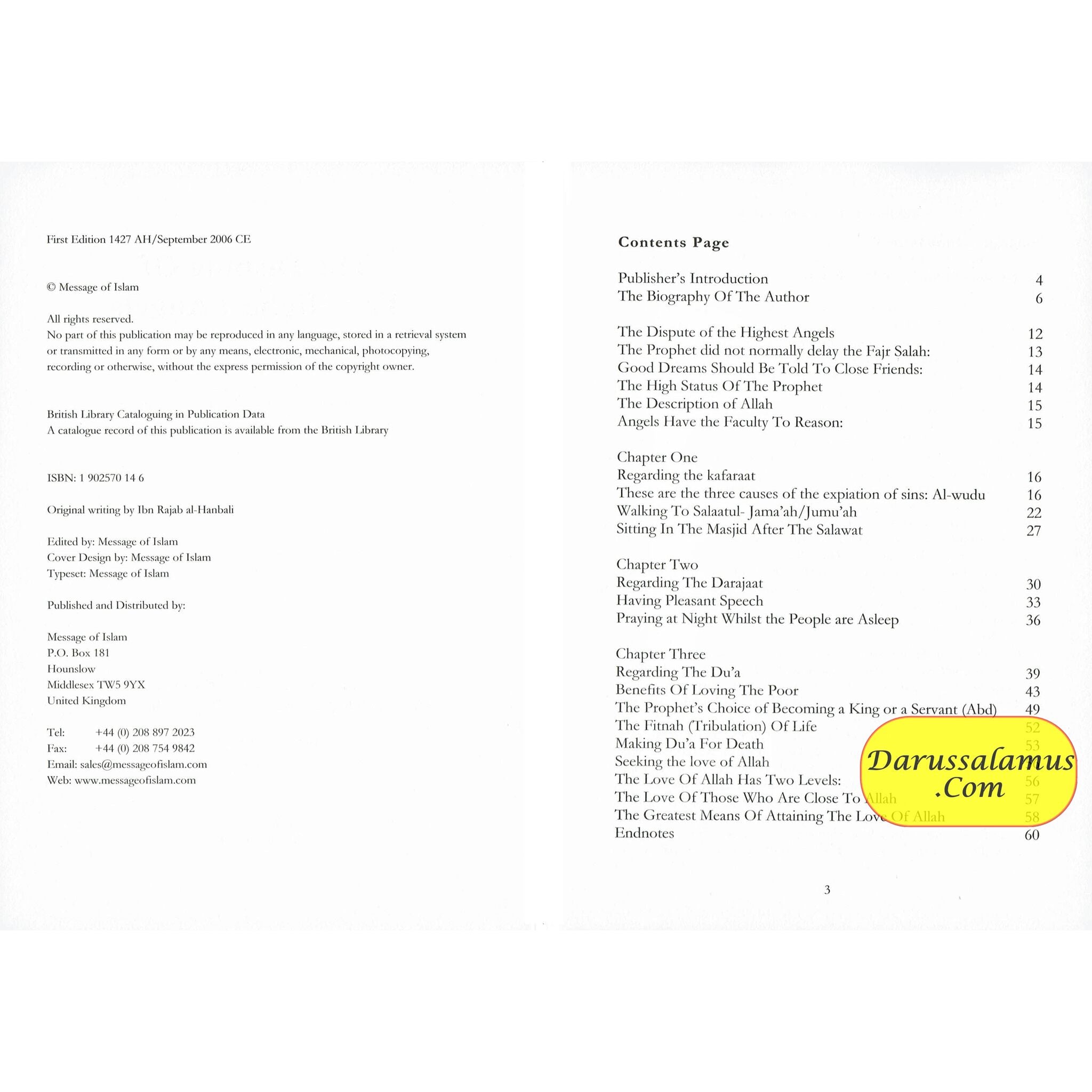 The Dispute of the Highest Angels By Al Hafidh Ibn Rajab Al Hanbali、mySite、topwebapps