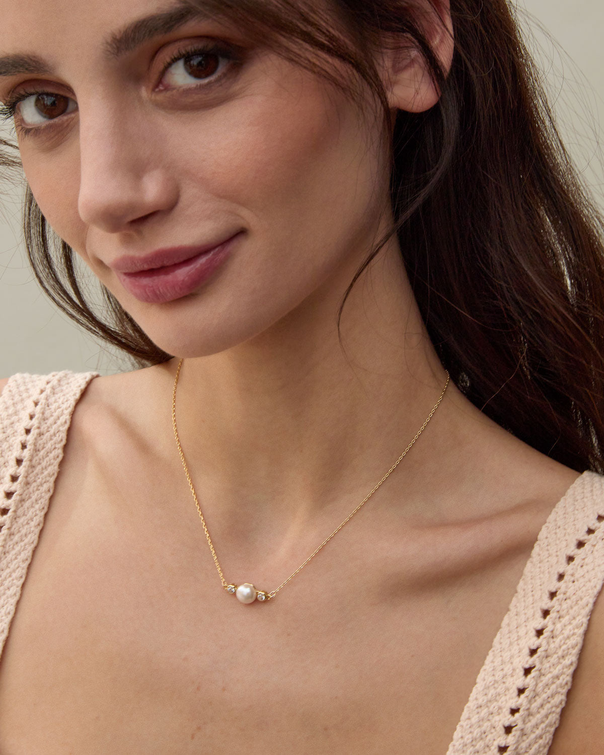 By My Side Pearl Necklace、mySite、hinf8tx79