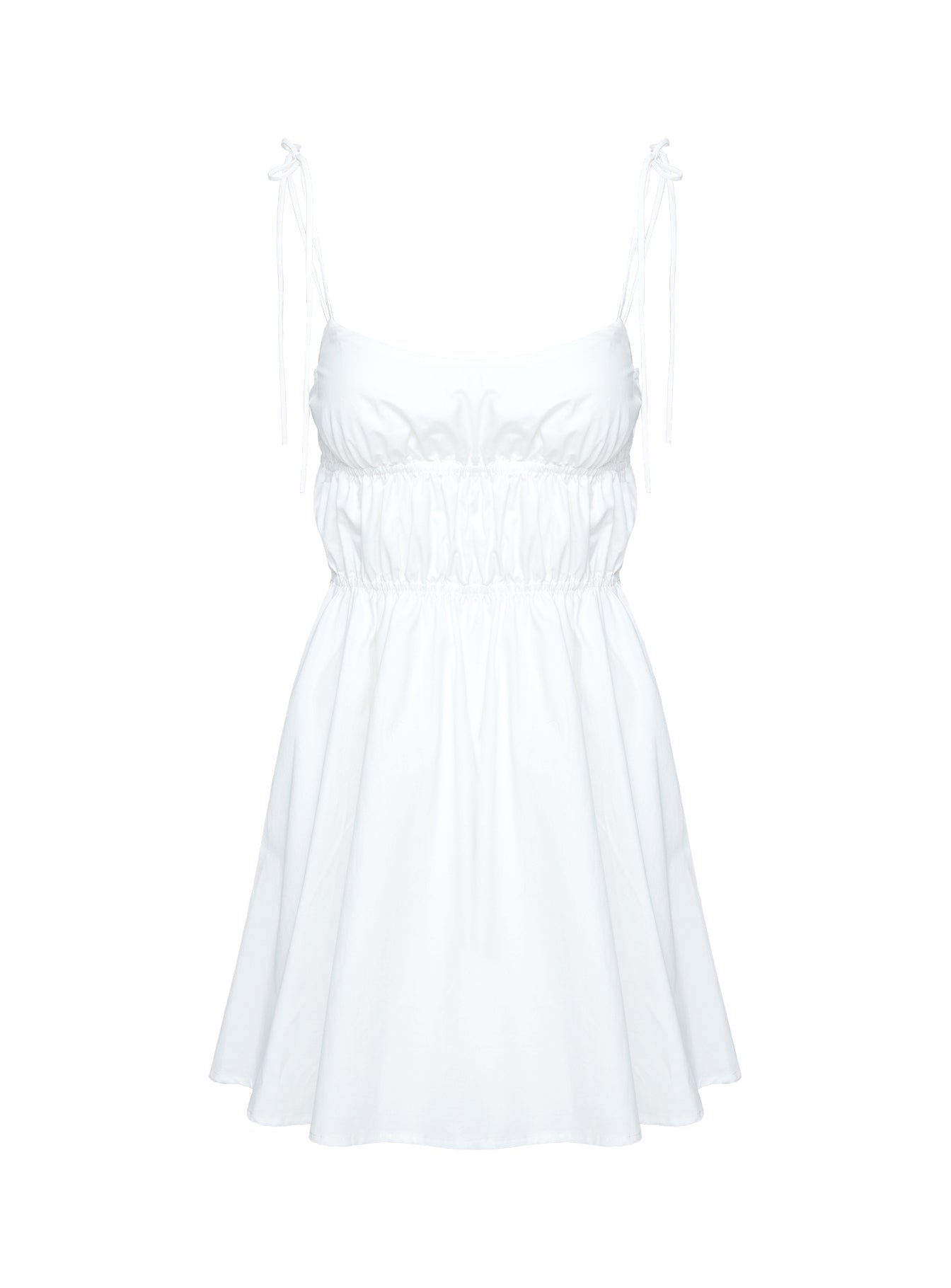 Jacksonne Mini Dress White、mySite、solidvoid