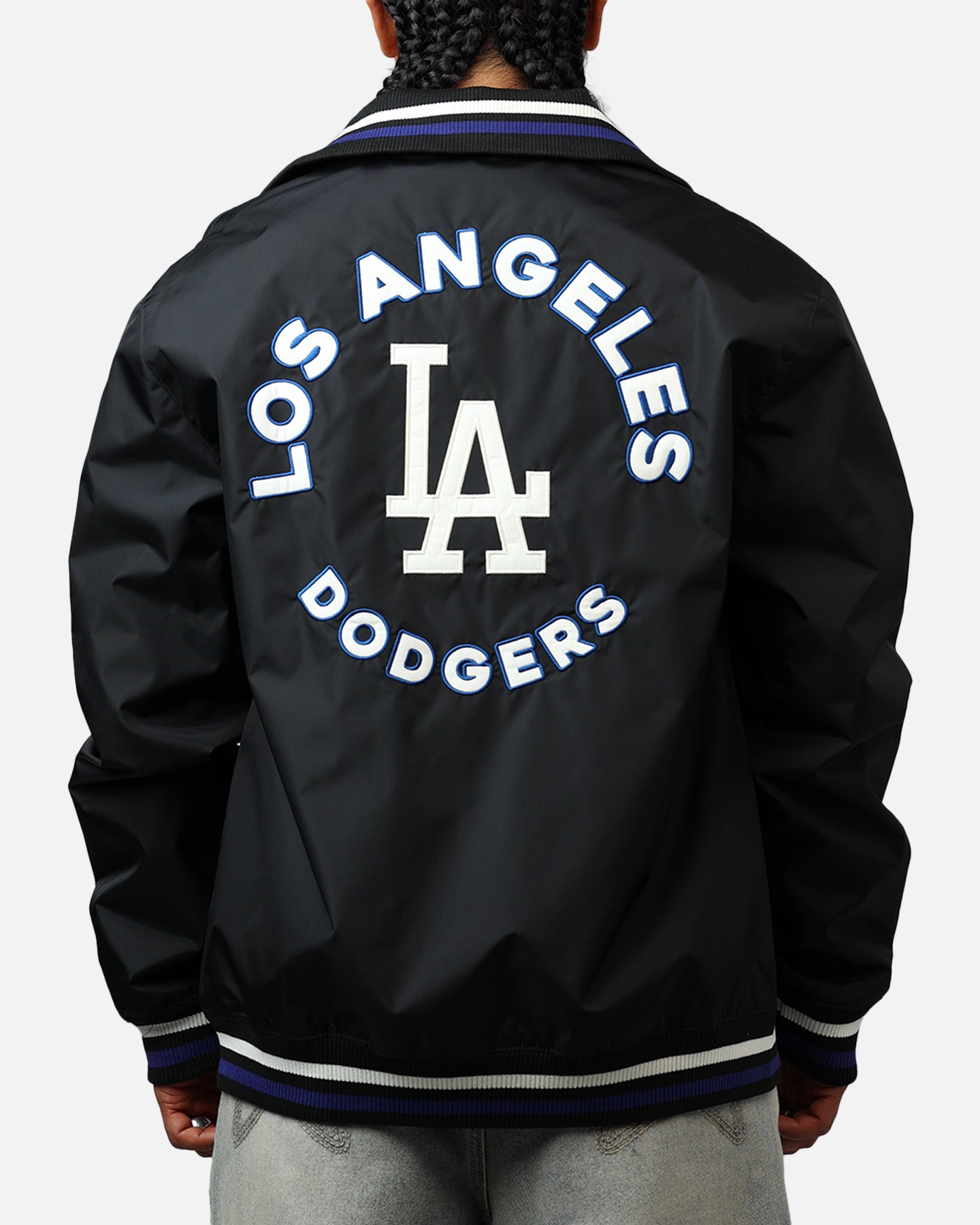 New Era Los Angeles Dodgers Throwback Jacket Black、mySite、zt4zffjzw