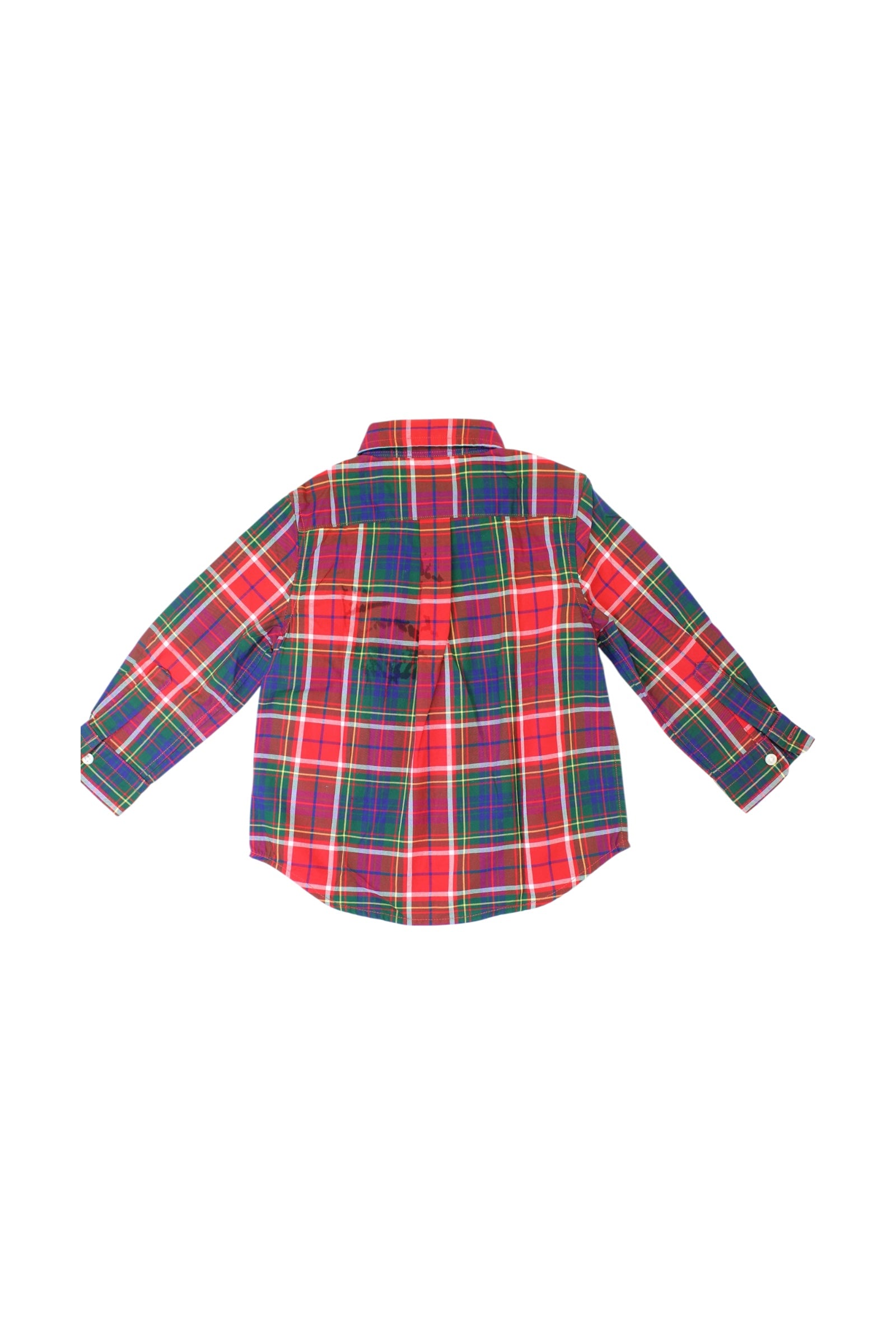 Ralph Lauren Long Sleeve Checkered Shirt 12-18M、mySite、g9winljtr