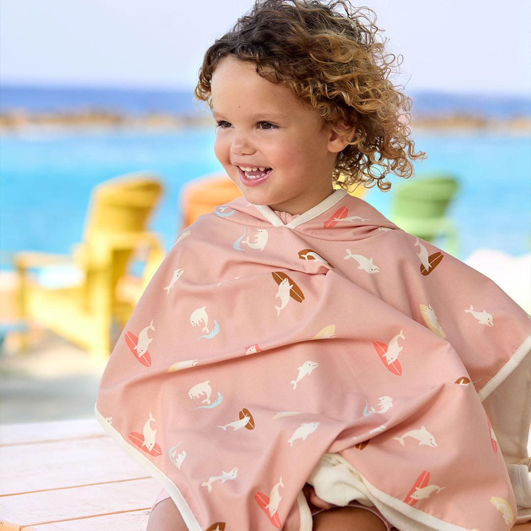  Lassig Beach Poncho - Peach - Dolphin、mySite、merchandisen
