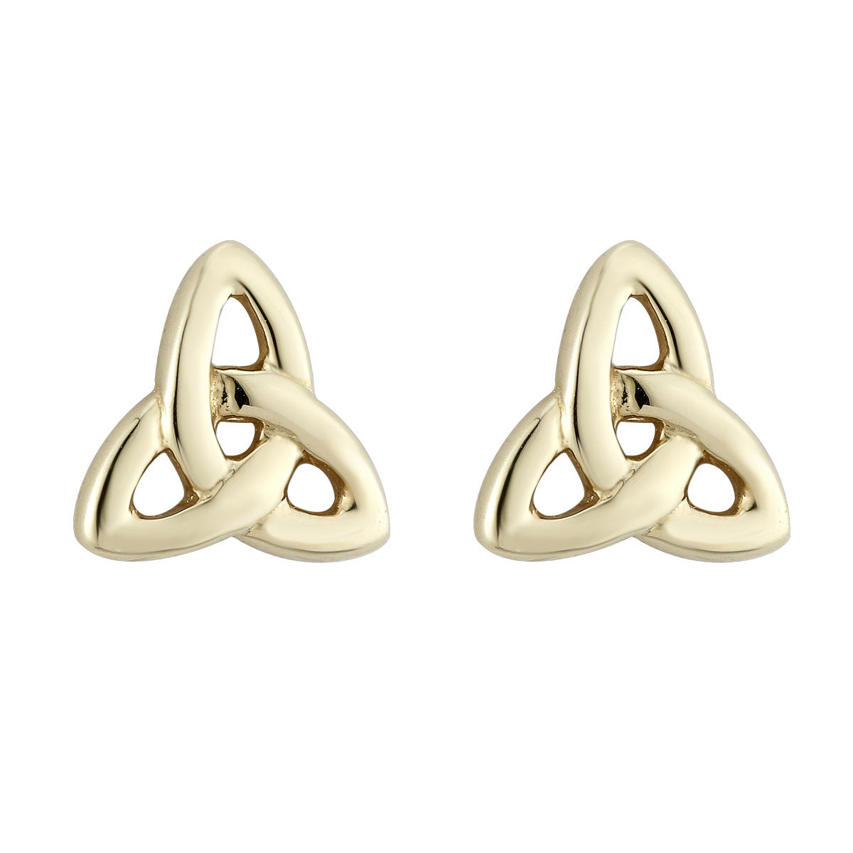 Small Gold Trinity Knot Stud Earrings、mySite、botmansion