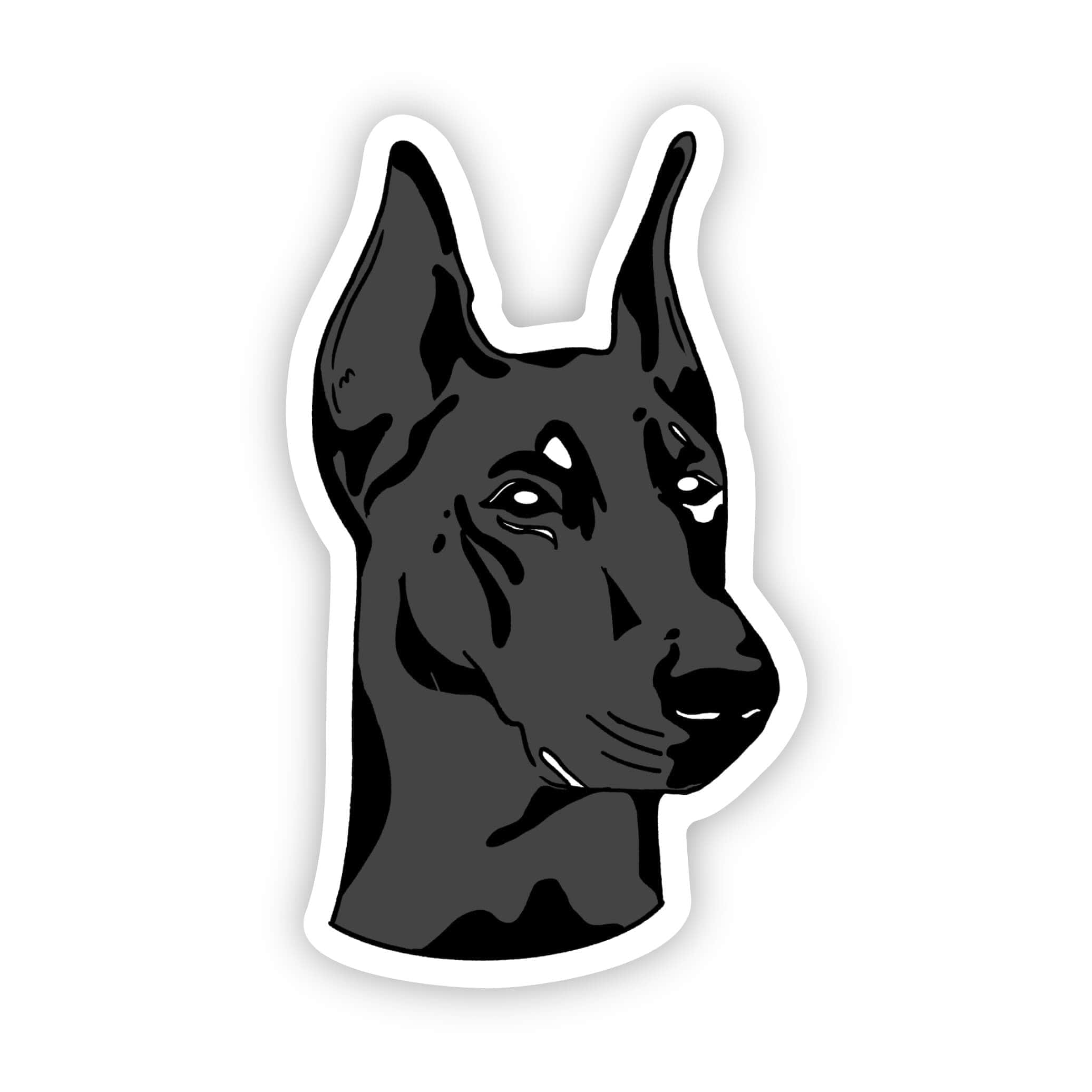  Doberman Dog Sticker、mySite、elrpsem3k