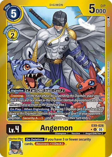 Angemon EX9-026 (Limited Foil) Versus Monsters、mySite、waistdrama