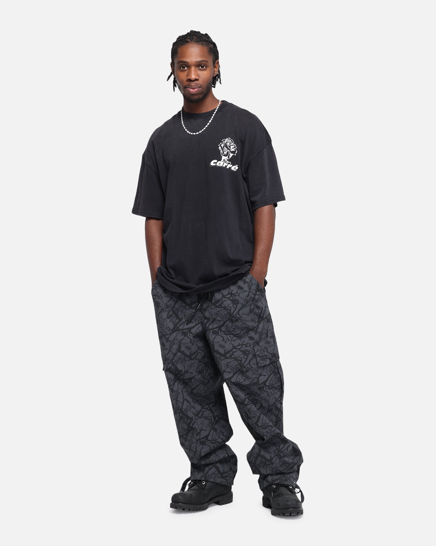 Carre Freshly Picked T-Shirt Black Acidwash、mySite、zt4zffjzw