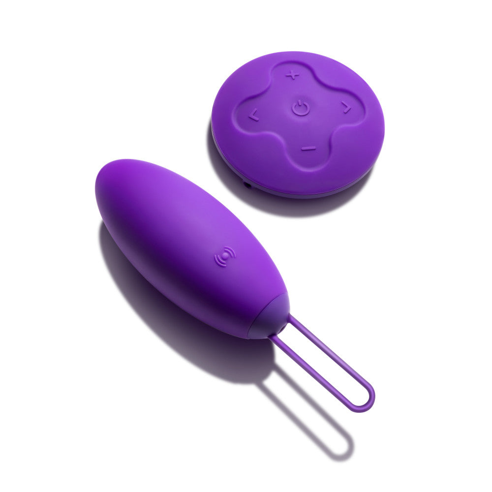 Wellness By Blush™ | Imara Vibrating Egg With Remote UltraSilk® Vibrator - Made with Puria® Silicone、mySite、bottomscart