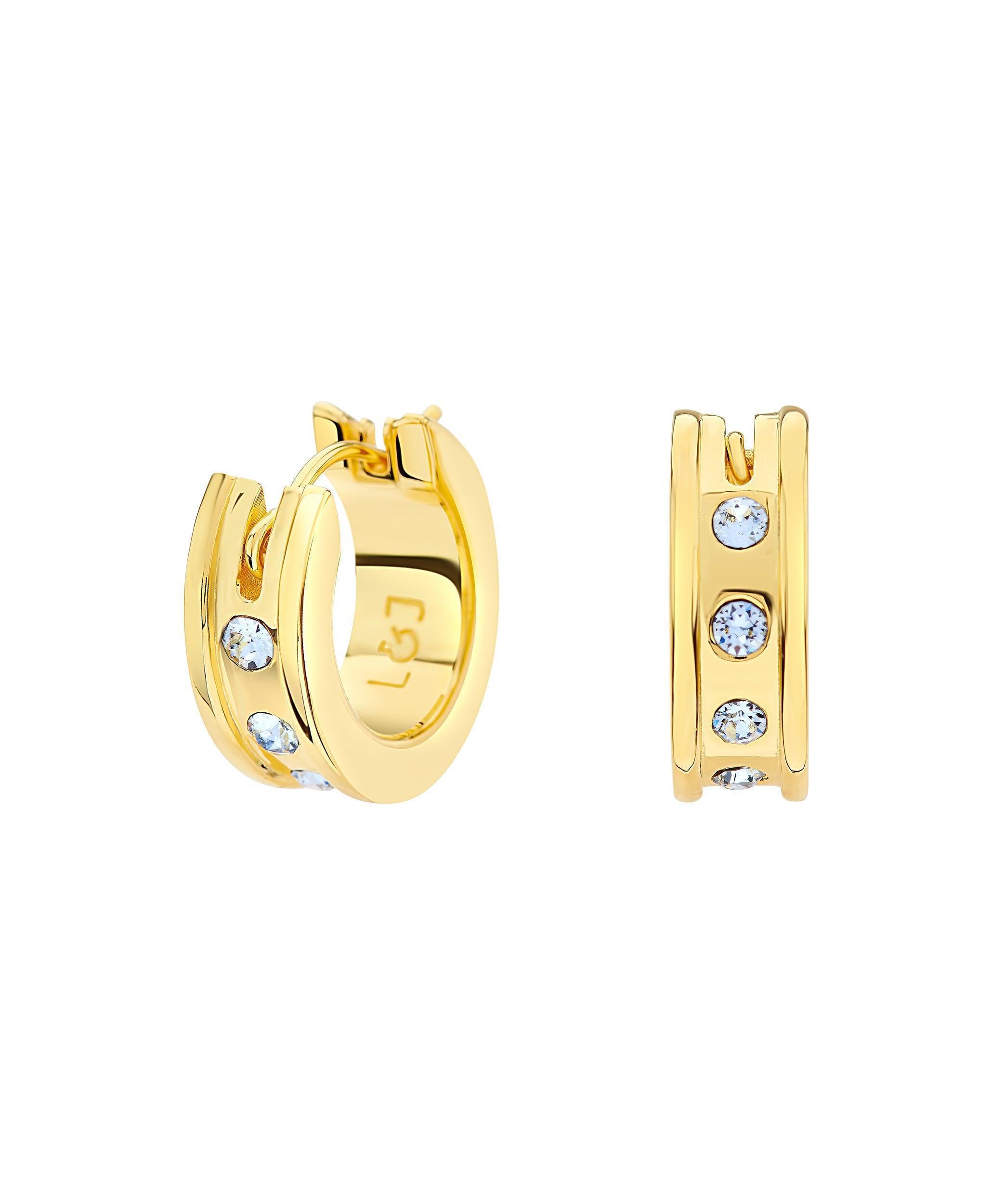 Eevi Creole Blue 18ct Gold Plated、mySite、botmansion