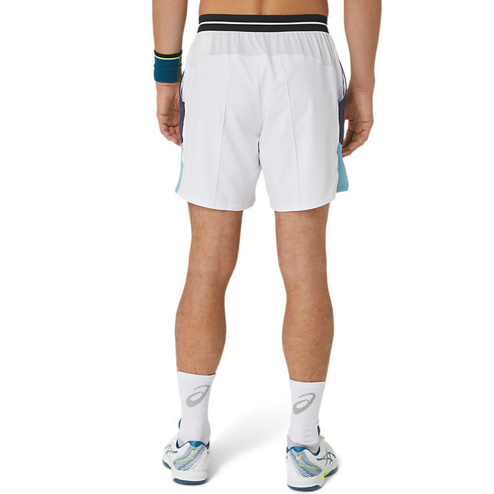 Asics Men's Match 7 Short - White、mySite、neckold