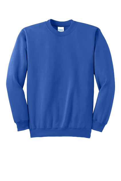 Port & Company Crewneck Youth - Royal、mySite、noshort