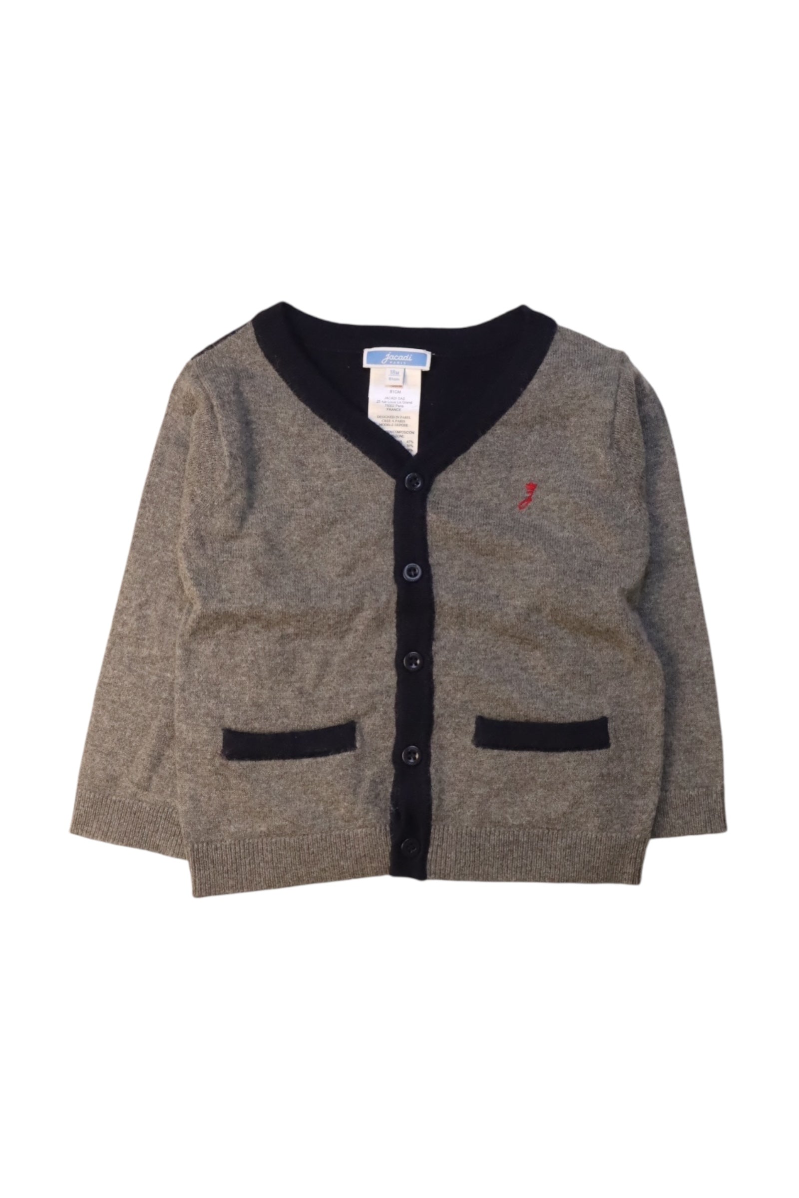 Jacadi Buttoned Cardigan 12-18M、mySite、g9winljtr