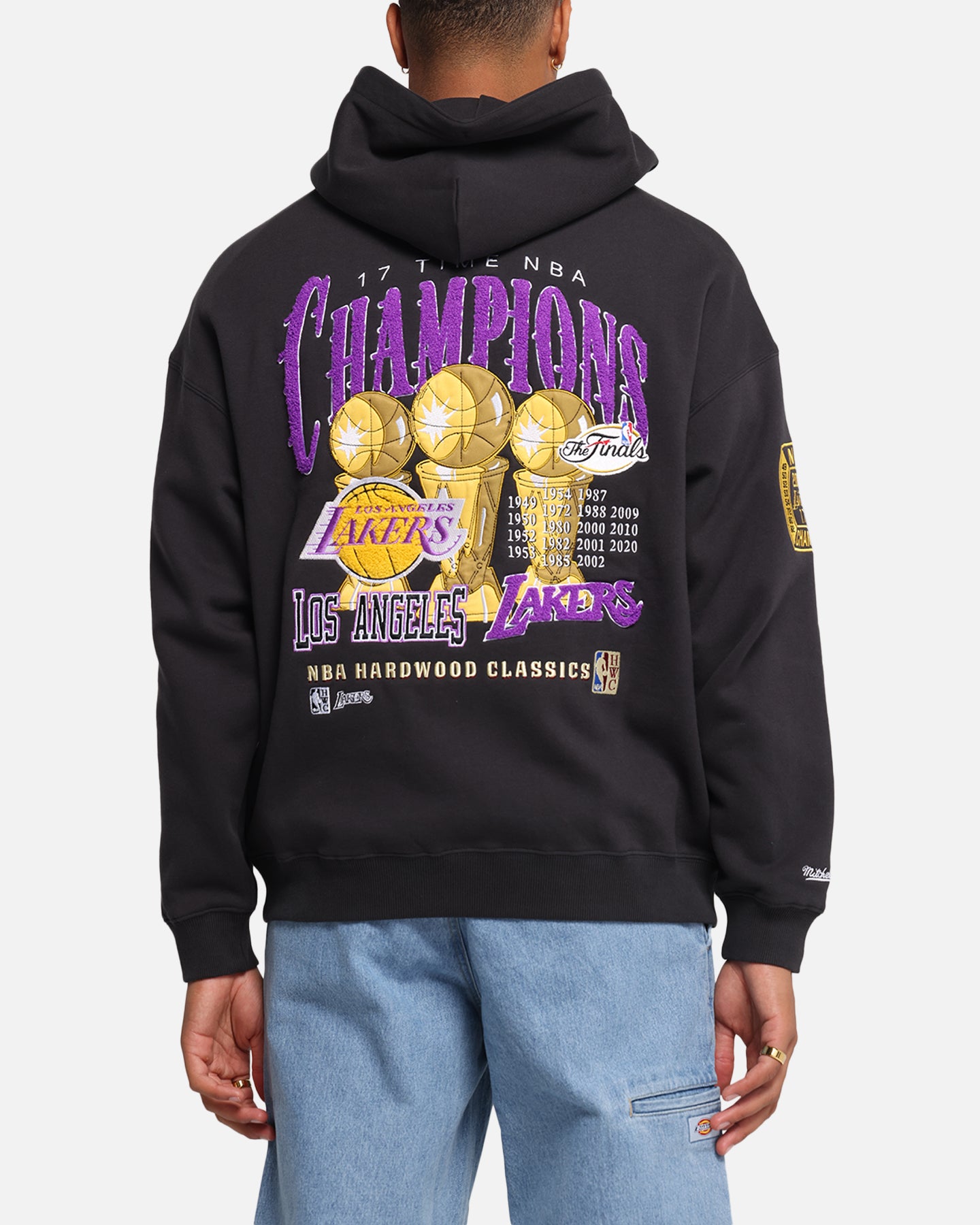 Mitchell & Ness Los Angeles Lakers National Champions Hoodie Faded Black、mySite、zt4zffjzw
