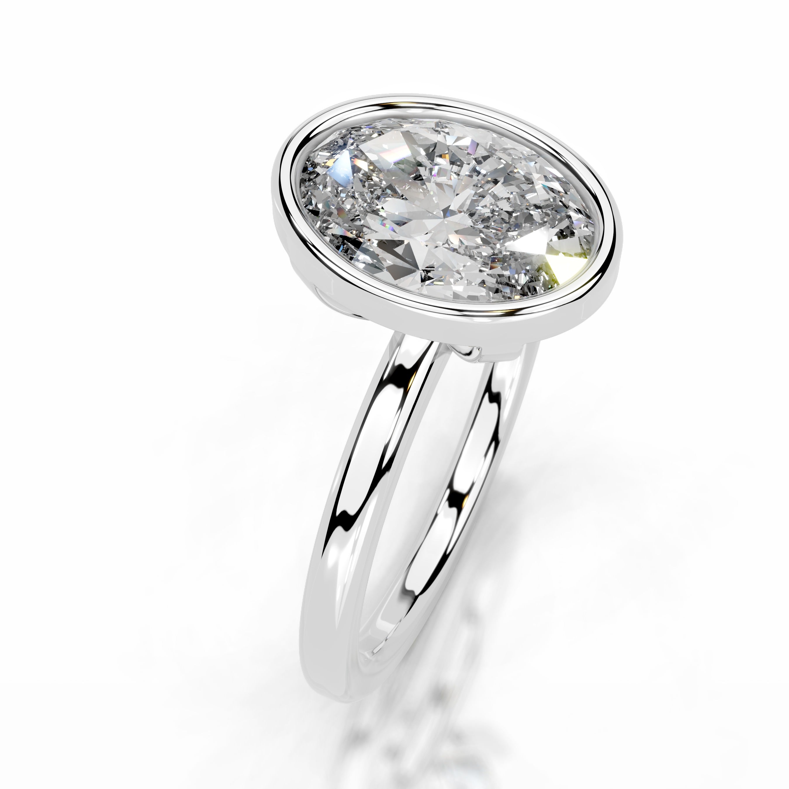 Dima Lab Grown Diamond Ring - 18K White Gold、mySite、hinf8tx79