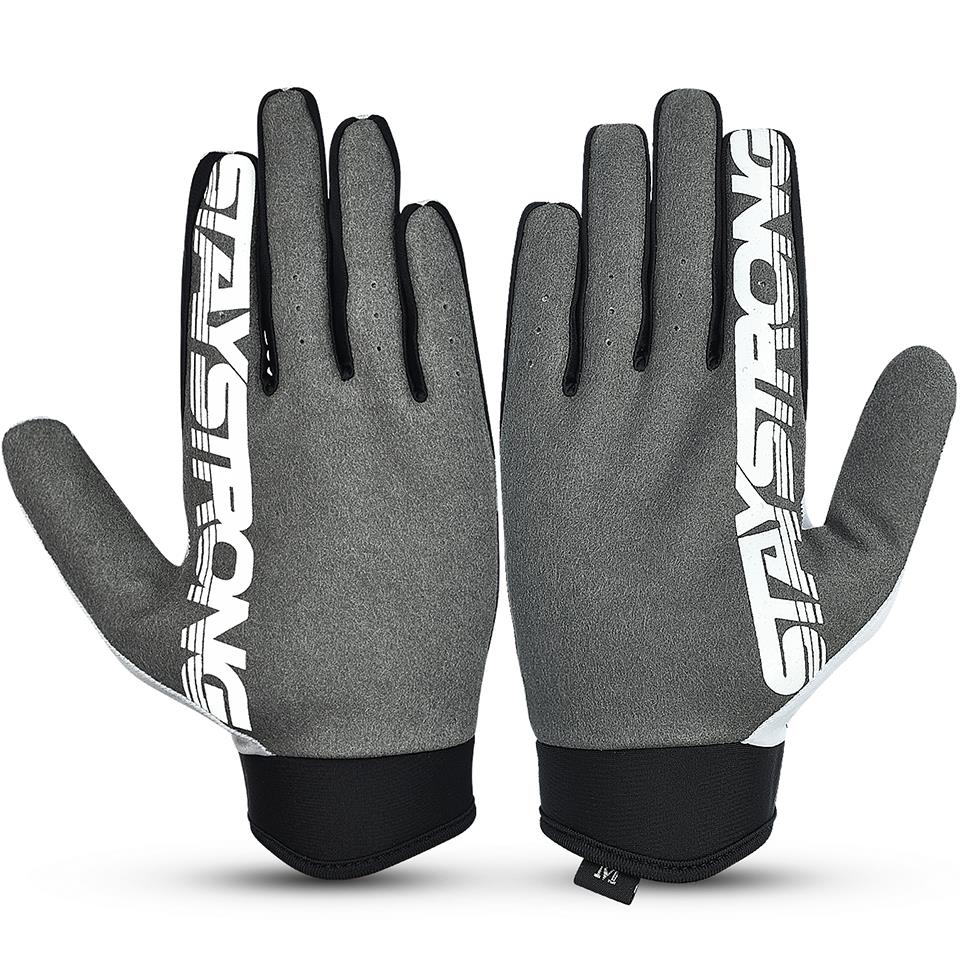  Stay Strong Staple 3 Youth Gloves - White、mySite、merchandisen